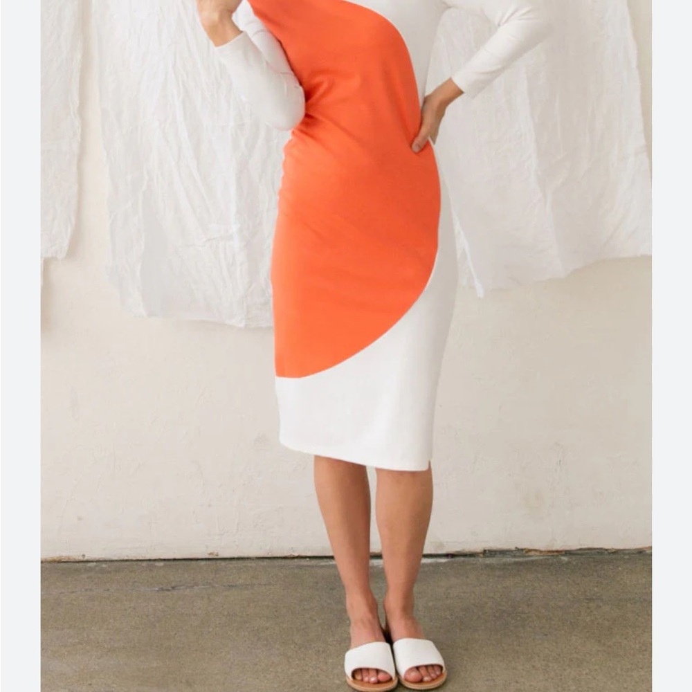 Colorblock 3/4 Sleeve PlayDress